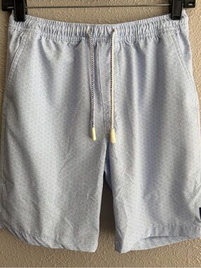 Boys Johnnie-O‎ Blue Printed Swim Trunks 12